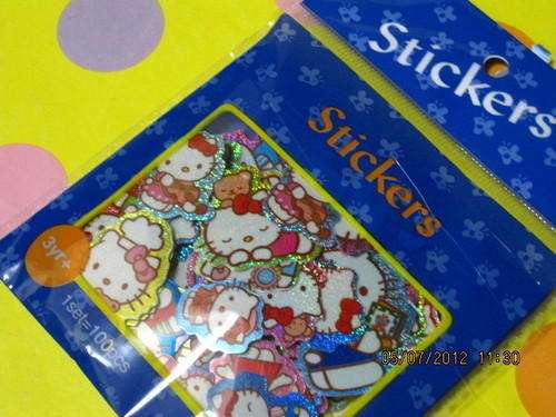 Hello Kitty - Stickers (100 pcs in one bag)