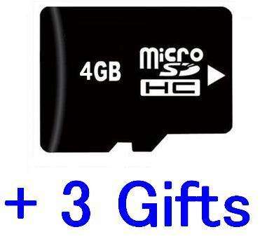 4GB SD Card with 3 gifts