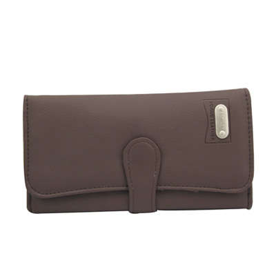 Lovely Ladies Purse, Clutch Wallet - Dark Brown