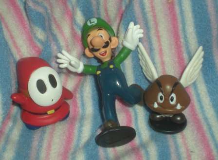 Super Mario Characters, Set of 3 Figures