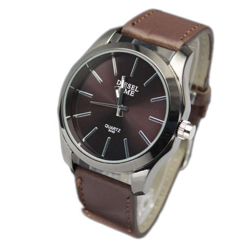 Watch - Classic Brown Watch with Silver Dial from Diesel Time