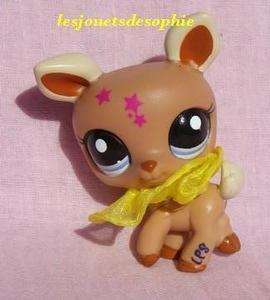 Littlest pet shop,   Deer with Yellow Skirt  # 2268