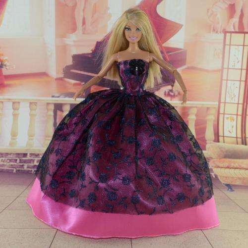 Barbie Fashion House -  Clothes, Handmade, Evening Dress / Gown