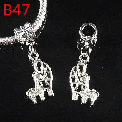 Bead,Dangling Bead, Giraffe with BAby