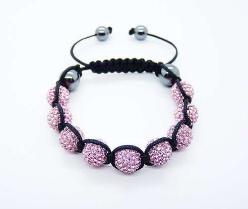 New Fashion - Shamballa Bracelet - Pink