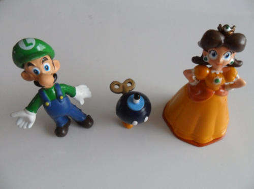 Cute 3PCS/Lot Super Mario Bros Toys Figures Collectibles Gift XX2
