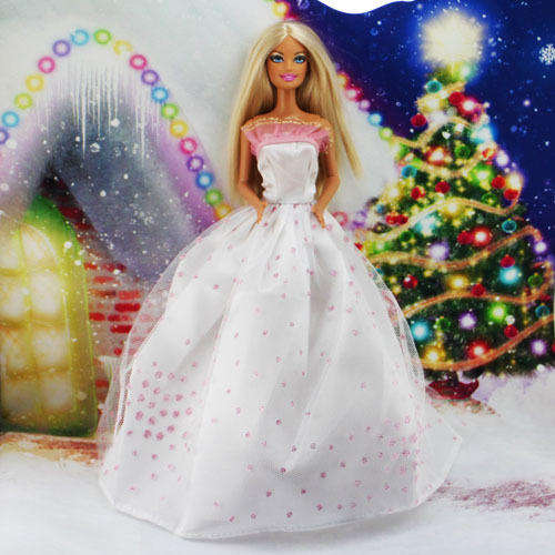 Barbie Fashion House -  Clothes, Handmade, Formal Evening Dress, Gown