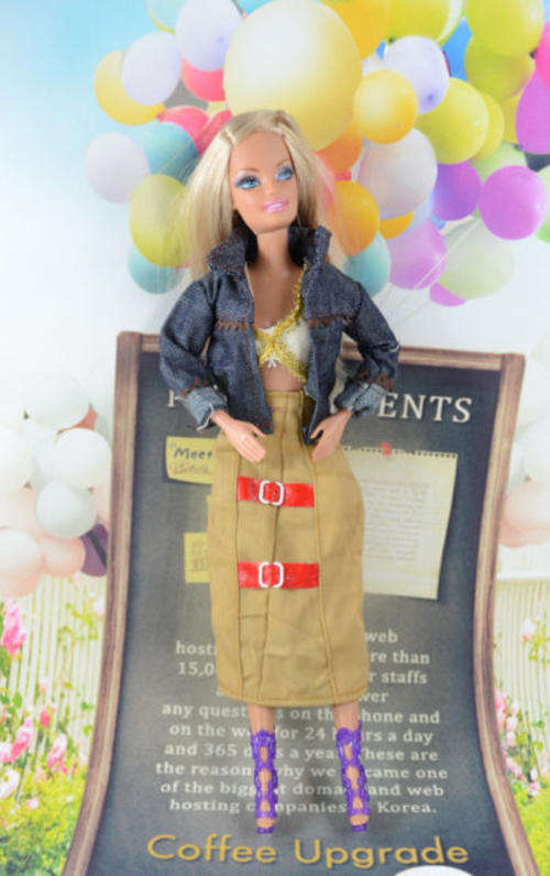 Barbie Fashion House -  Clothes, Handmade,  3pcs skirt Set