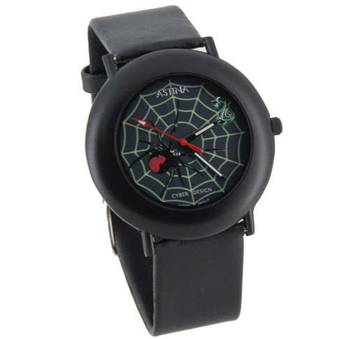 Watch - Amazing Watch with Spider and Luminous Cobweb Design