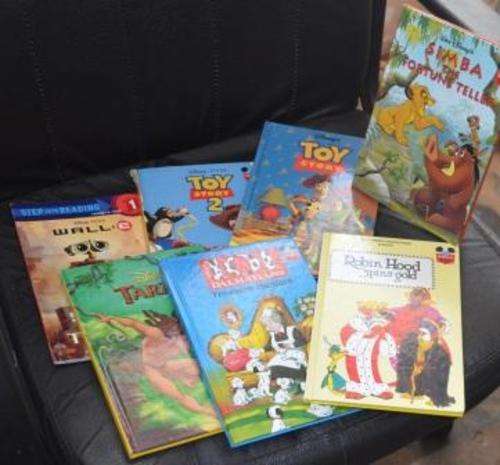 Children Books, Disney Productions from the Disney Collection - 7 books incl. Wall E, Toy Story and