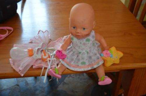 Laat One - Baby Born - swimming one - with lots of Accesories - Secondhand!!