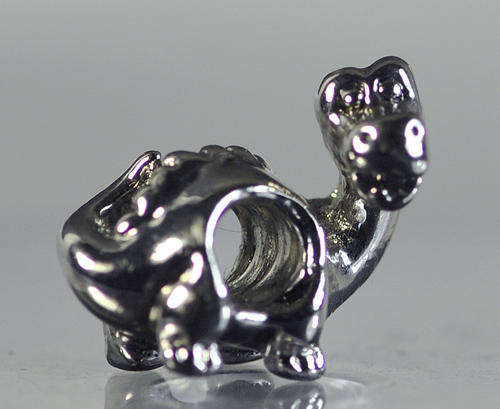 Bead - Dinosaur in Tibetan Silver