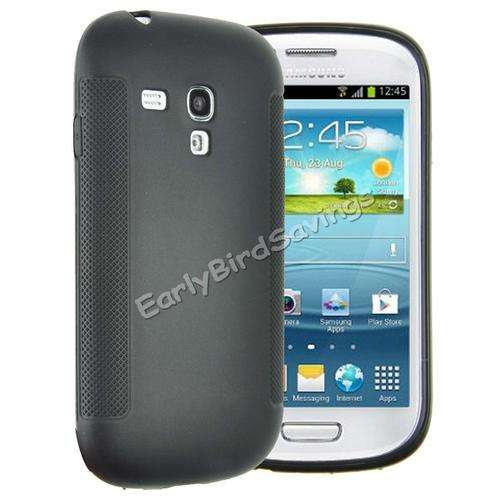 Last One - TPU Gel Skin Phone Cover Case for Samsung Galaxy SIII S3 Mini i8190 Black