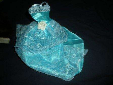 Barbie Fashion House -  Clothes, Handmade, Evening Dress / Gown Blue