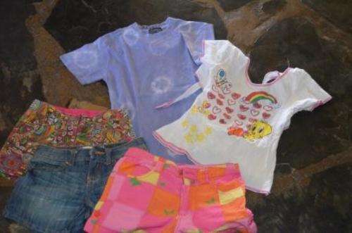 Spring is in the Air, Girls Spring/Summer Clothing, size 6 to 8 years, 5 pieces