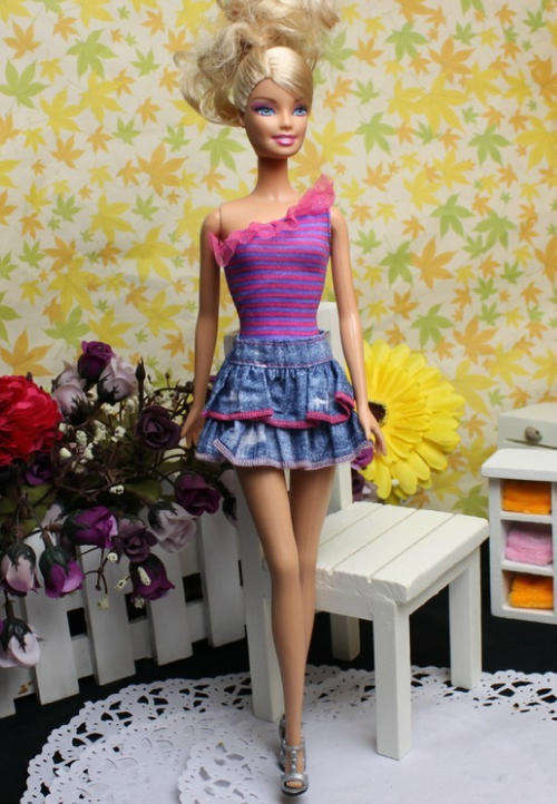 Barbie Fashion House -  Clothes, Handmade, skirt Set