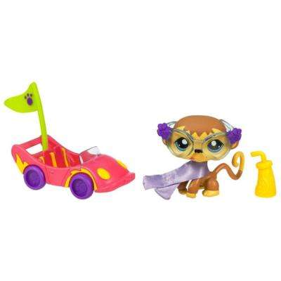 Littlest Pet Shop, Littlest Pet shop Pets on the Go Monkey #1843 in box