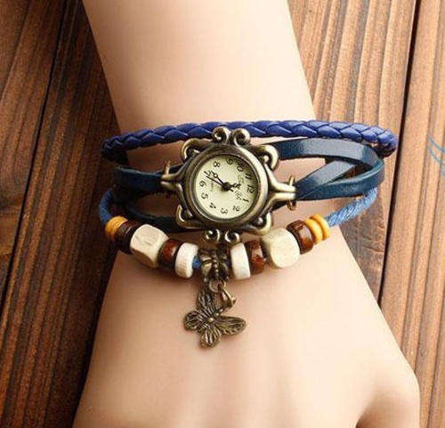 NEW - Woven Bracelet / Charm Watch