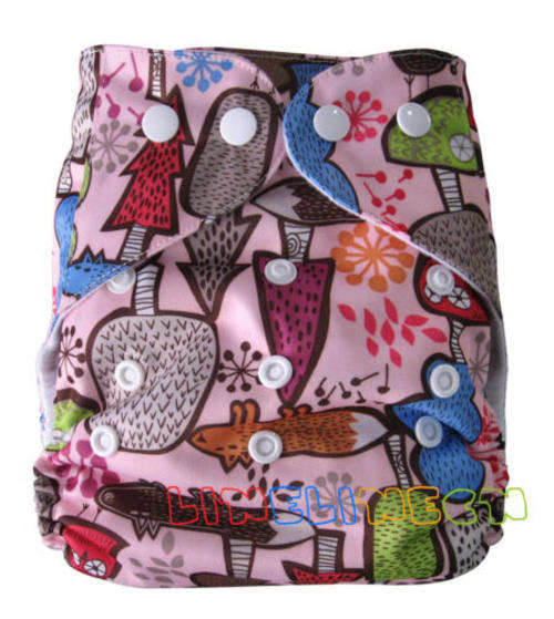Hot New Baby Washable cloth diaper nappy - Pattern: trees