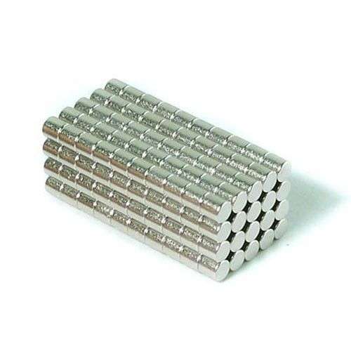 Make and Play Range, 100 Neodymium Magnets, 3mm x 3mm
