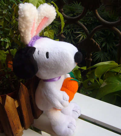 Snoopy Soft Toy, Plush Doll, Peanuts Snoopy Bunny