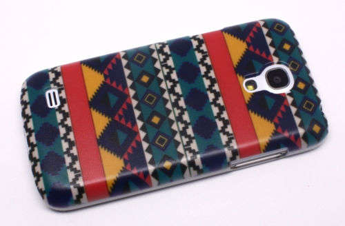 Last one - Colourful Stripe Cellphone Cover For Samsung Galaxy S4 mini