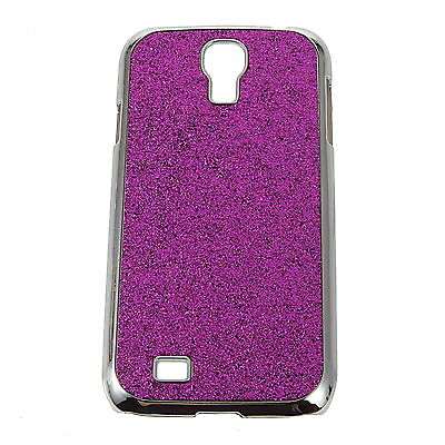 Glitter Cellphone Cover For Samsung Galaxy S4 Purple