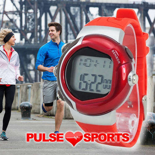 Pulse Heart Rate Monitor Calories Counter Fitness Watch