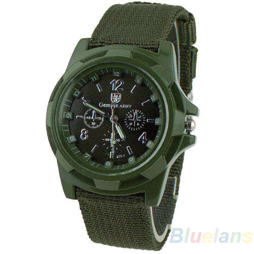 Military Style Watch - Genius Army Watch - Green