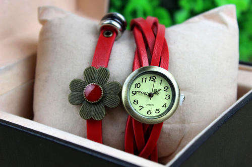 NEW - Woven Bracelet Watch / Charm Watch