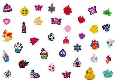 Set of 10 PCS Pretty Dolls Charms For Rainbow Loom Bracelet Rubber Bands