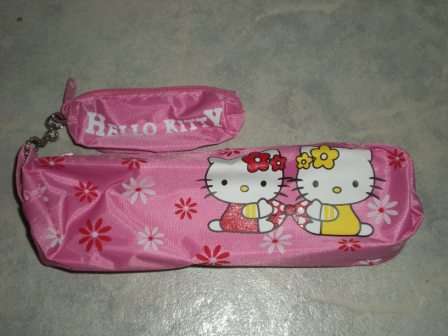 Hello Kitty Pouch, Make up Bag, Pencil Case - Light PINK