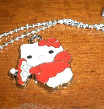 Hello Kitty Necklace - red with arrow