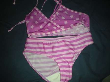 Brand NEW Swim Costume Purple from Woolworth -  secondhand - Size 8 - 9 years