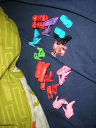 Barbie Fashion House, Barbie Shoes, 12 pairs