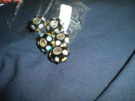 Bead,   Murano Style   - fits most European Style Charm Bracelets