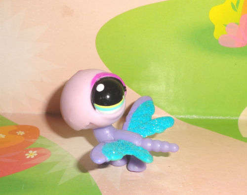 Littlest Pet Shop, Dragonfly  #1819 with Glitter - RARE