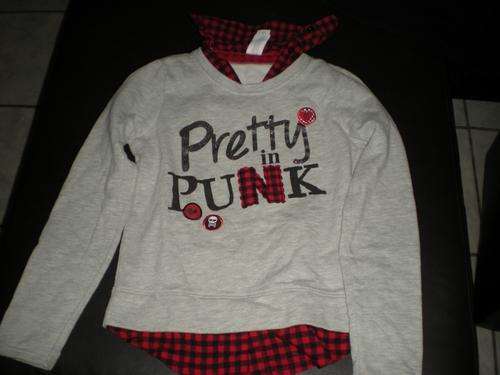 Long arm Shirt / Sweater "Pretty in Punk"