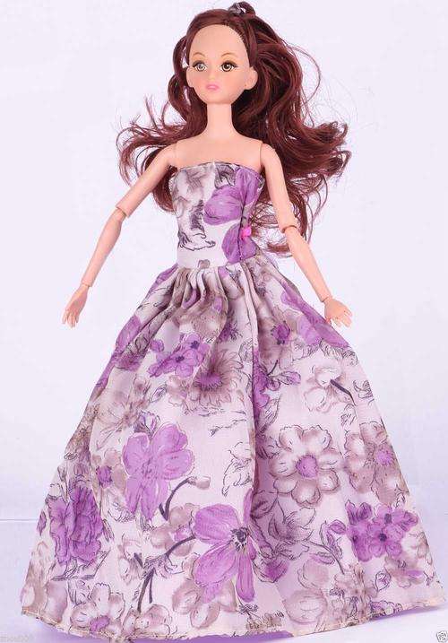 Barbie Fashion House -  Clothes, Handmade, Clothing - Evening Dress Gown