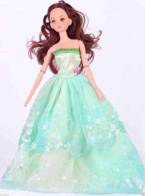 Barbie Fashion House -  Clothes, Handmade, Clothing - Evening Dress Gown