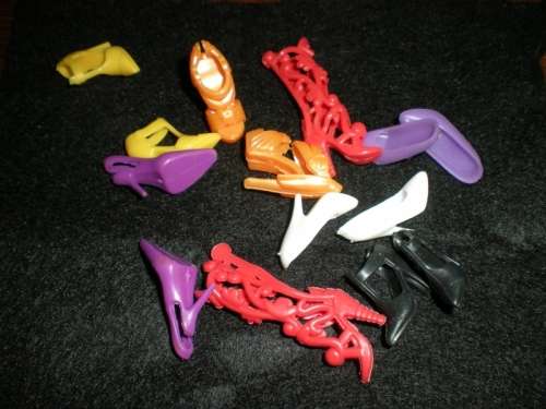 Barbie Fashion House, Barbie Shoes, 6 pairs