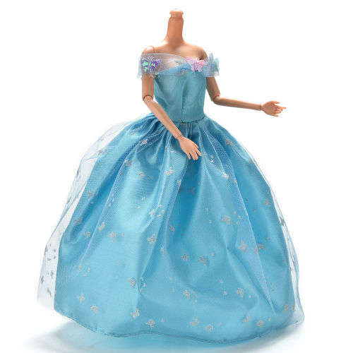 Barbie Fashion House -  Clothes, Handmade, Clothing - Evening Dress Gown Princess Dress