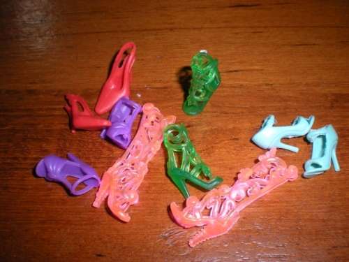 Barbie Fashion House, Barbie Shoes  5 pairs