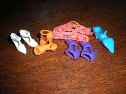 Barbie Fashion House, Barbie Shoes  6 pairs
