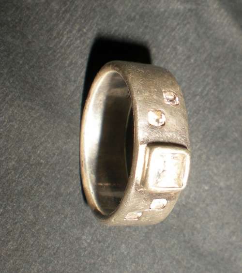 Sterling Silver Ring with Cubic Zirconia