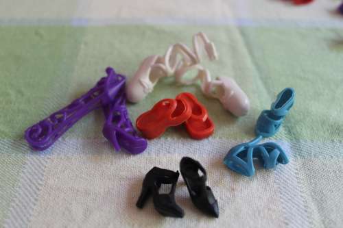 Barbie Fashion House, Barbie Shoes  5 pairs