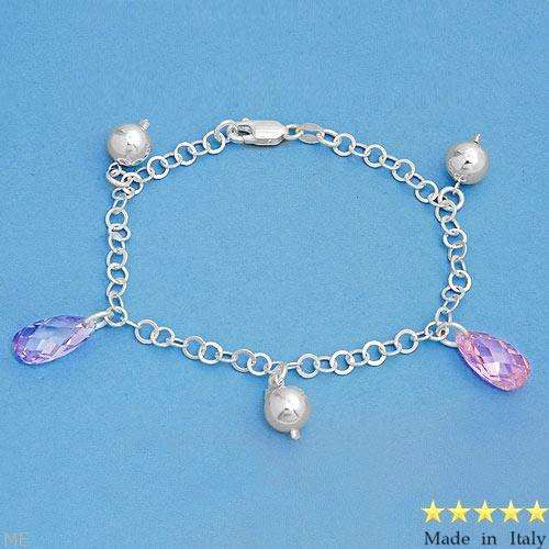 925 Sterling Silver Bracelet with 12.0 ctw Cubic Zirconia