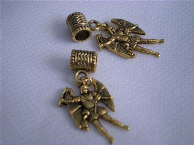 Dangling Gold bead fits Pandora, Biagi, Troll System