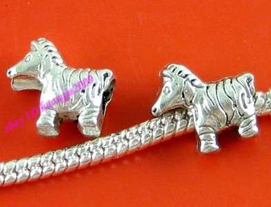 Zebra - Tibetan Silver Beads, Biagi, Troll System