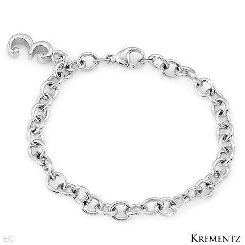 KREMENTZ Bracelet in Thick, Solid 925 Sterling Silver